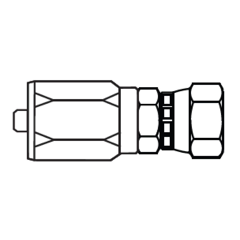 Nuvo Reusable Hose End Straight 1 5 8 In Female JIC 1 1 4 In Hose nuvo-reusable-hose-end-straight-1-5-8-in-female-jic-1-1-4-in-hose