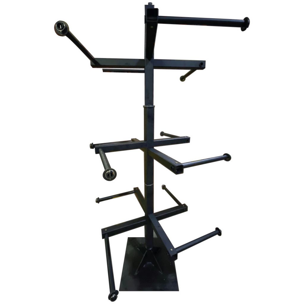 Nuvo Reel Rack Plated Gray 52 In L X 52 In W X 104 In H Nuvo nuvo-reel-rack-plated-gray-52-in-l-x-52-in-w-x-104-in-h-nuvo